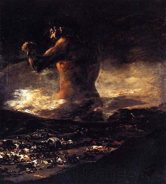 Francisco de Goya El coloso Germany oil painting art